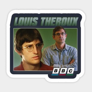 Louis Theroux 90s Green Sticker